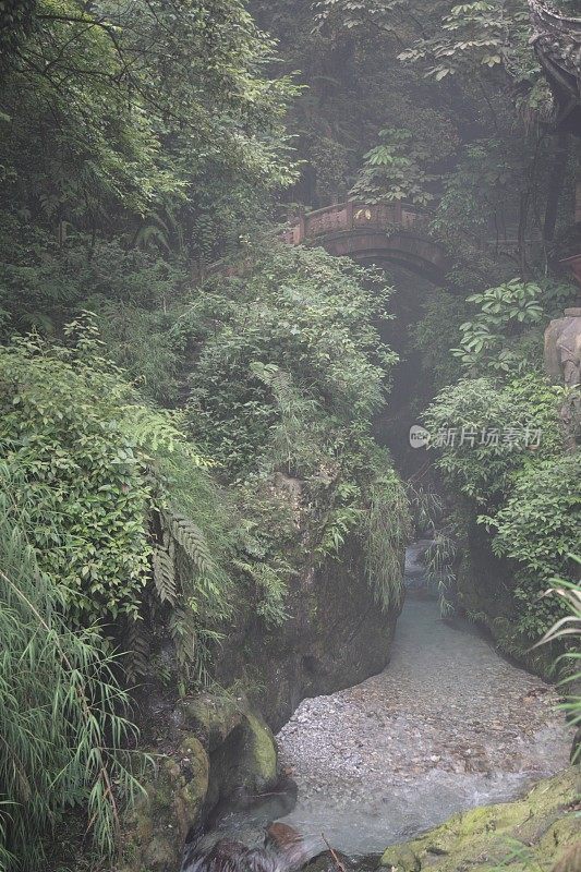 Qingyin Pavilion (清音阁) in Mount Emei, Sichuan, China